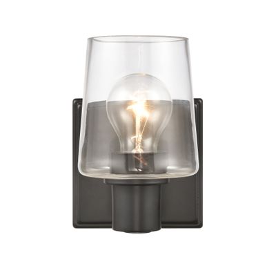 Celia 5″ Wide 1-Light Vanity Light - Matte Black