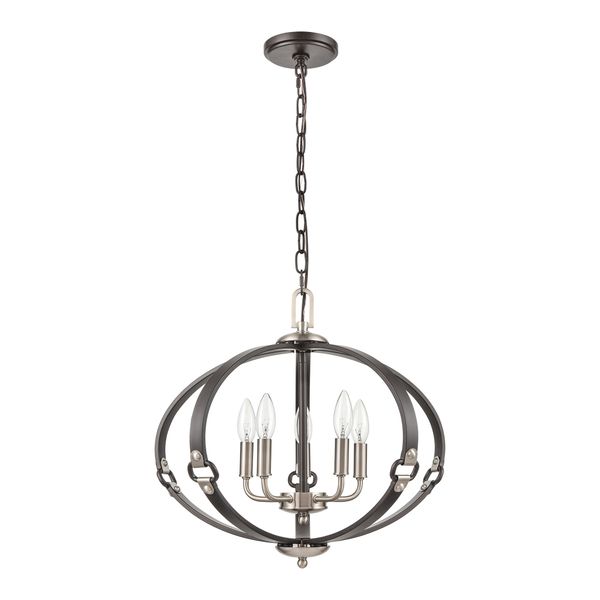 Armstrong Grove 20'' Wide 5-Light Chandelier - Espresso