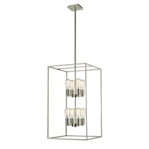 Williamsport 17'' Wide 8-Light Chandelier - Brushed Nickel 1