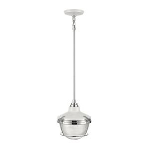 Seaway Passage 10'' Wide 1-Light Mini Pendant - Polished Nickel 2
