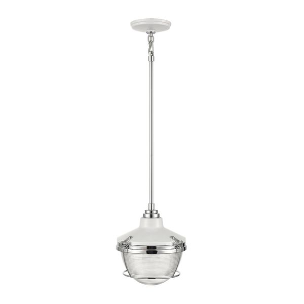 Seaway Passage 10'' Wide 1-Light Mini Pendant - Polished Nickel