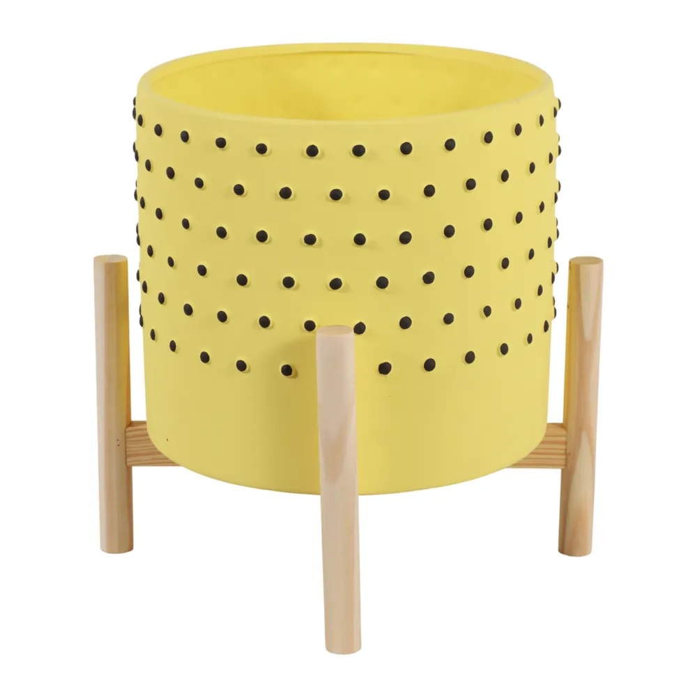 COLECREST YELLOW PLANTER 11 (IN)