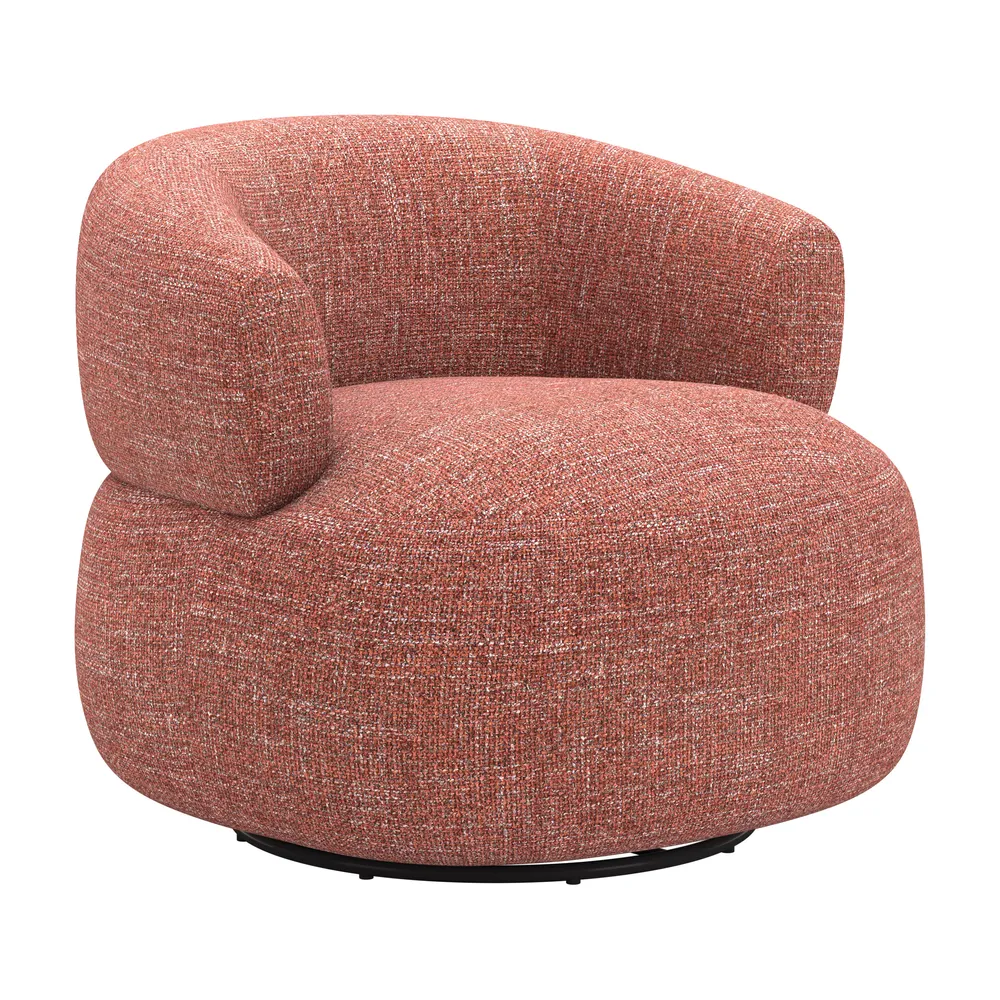 Venezia Swivel Chair Brown