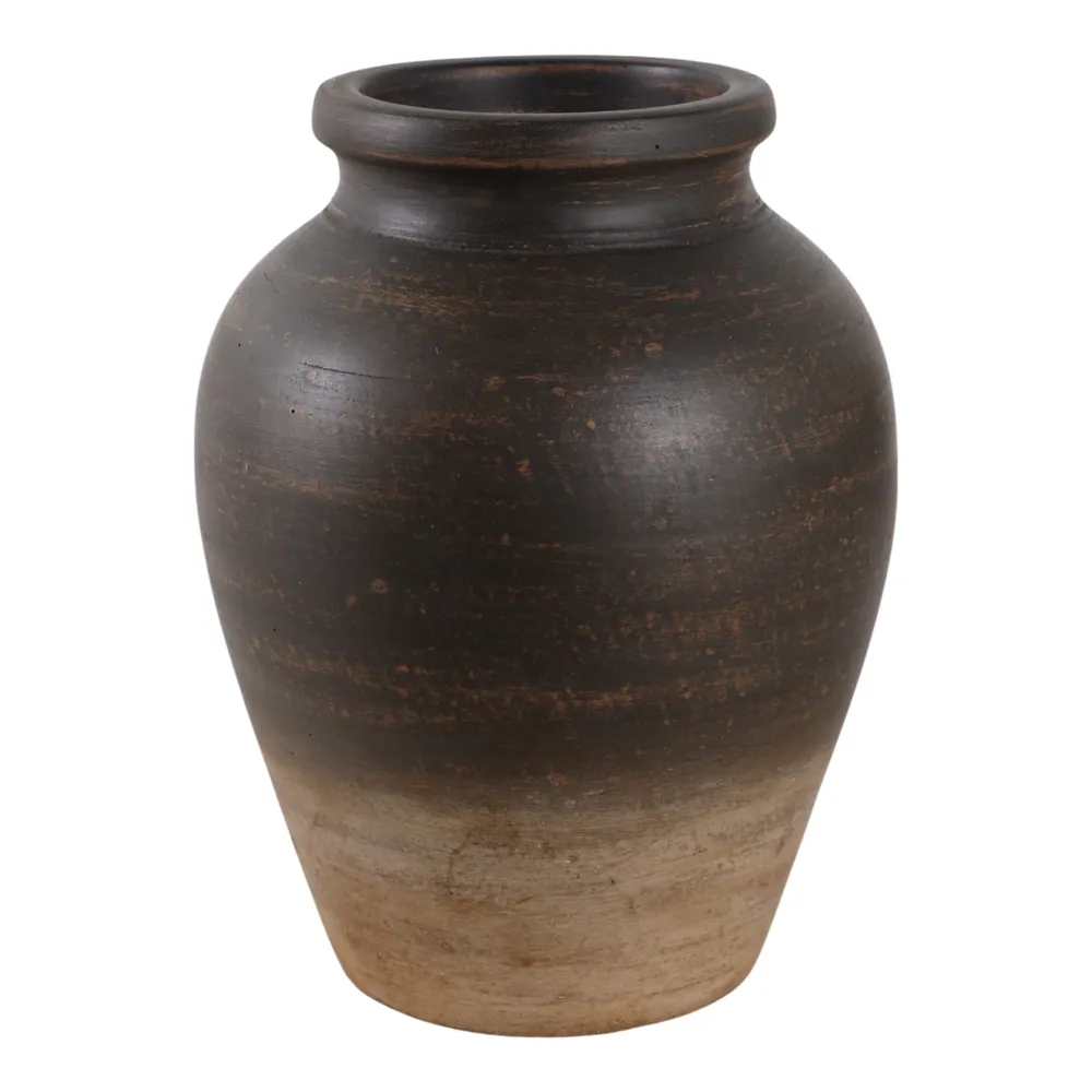 HAWLEYWORTH BROWN VASE 11 (IN)