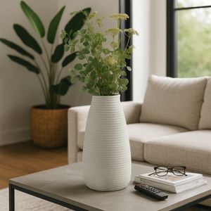 20" PADMA TEAL LARGE ECOMIX VASE 11