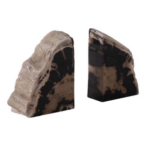 HANSONLEY SET OF 2 BLACK BOOKENDS 8 (IN) 4