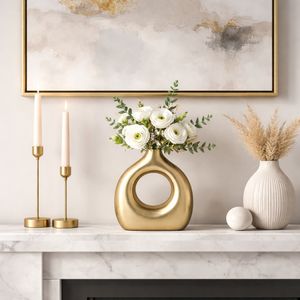 HARVEYVALE GOLD VASE 10 (IN) 12