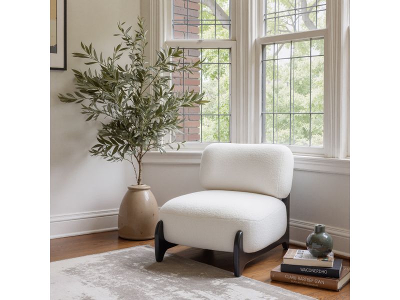 Bombo Accent Chair White 2