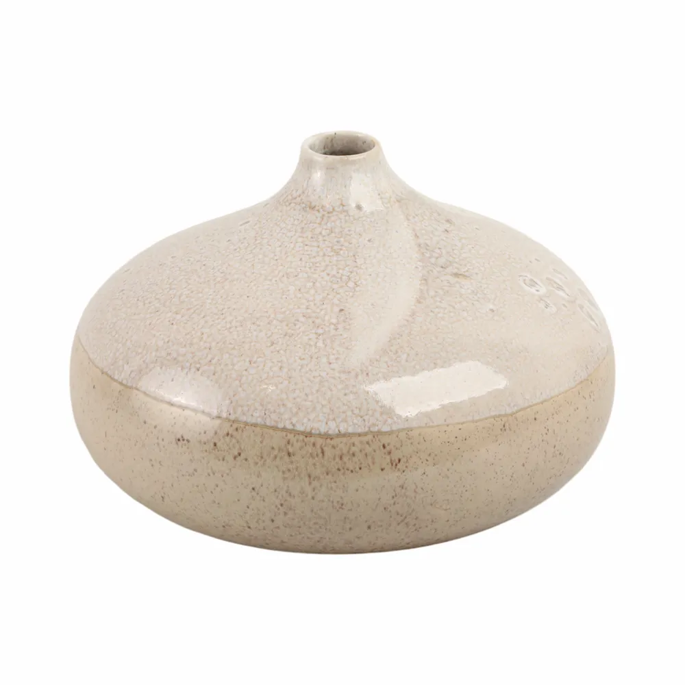 EMMETOAK CREAM VASE 9 (IN)