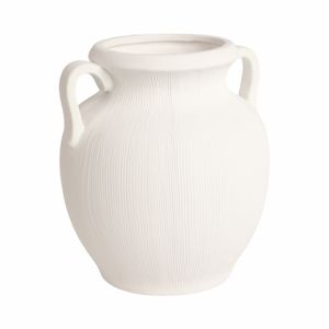 GARTONSHAW WHITE VASE 10 (IN) 4