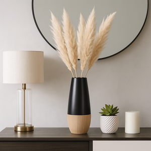 HAWLEYCROSS BLACK VASE 17 (IN) 2