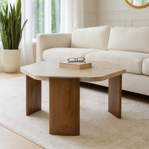 BLAKEMILL BROWN COFFEE TABLE 17 (IN) 11