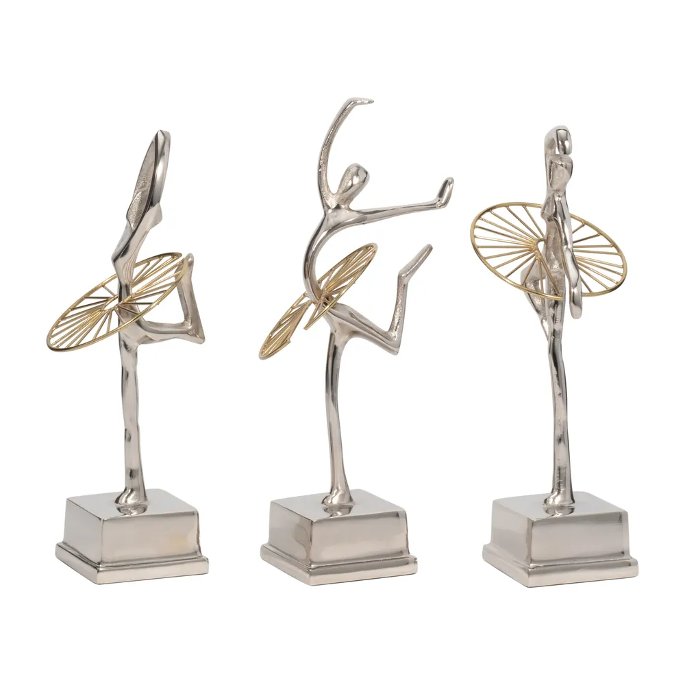LYNNGROVE SET OF 3 SILVER DECOR 13 (IN)