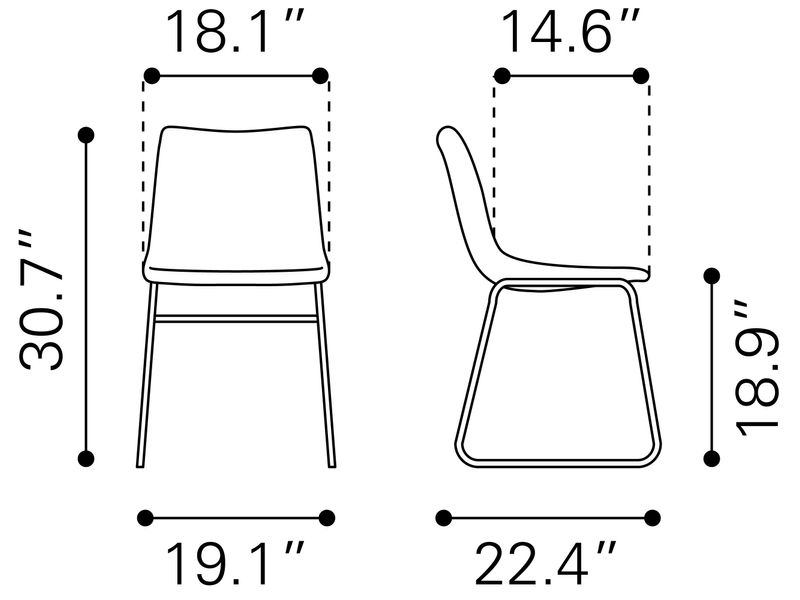 Smart Dining Chair Black 11