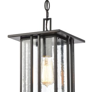 Radnor 8'' Wide 1-Light Outdoor Pendant - Matte Black 3