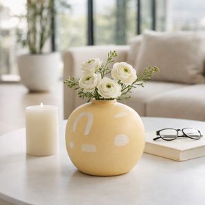 TIPTONTON YELLOW VASE 9 (IN) 12