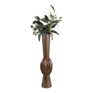 EATONCROSS BROWN VASE 26 (IN) 3
