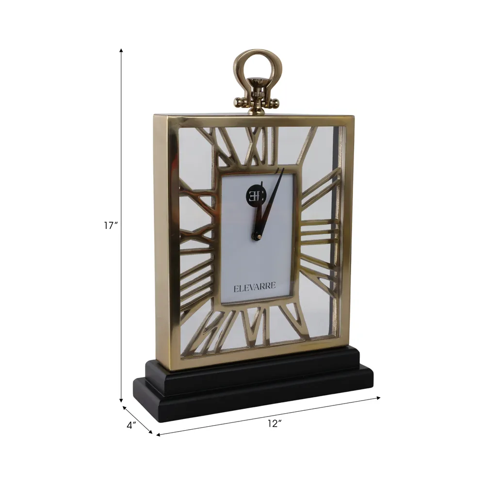 LARKHAVEN GOLD CLOCK 17 (IN)