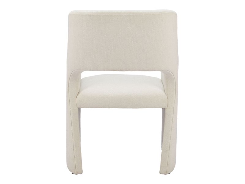 Minet Dining Chair Linen White 5