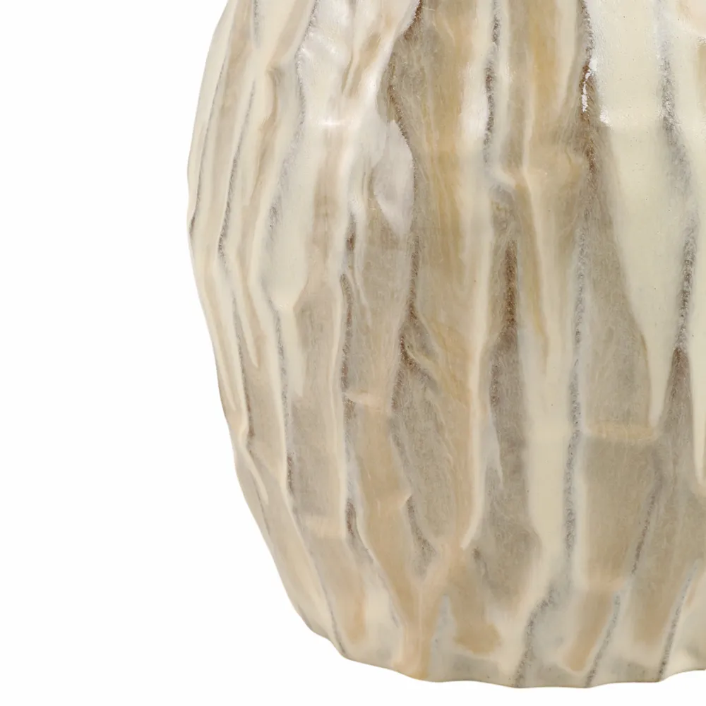 CROSBYLEY CREAM VASE 10 (IN)
