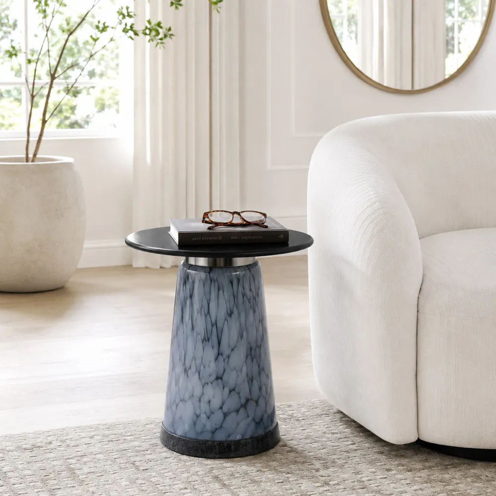 GROVERGROVE BLUE TABLE 19 (IN)