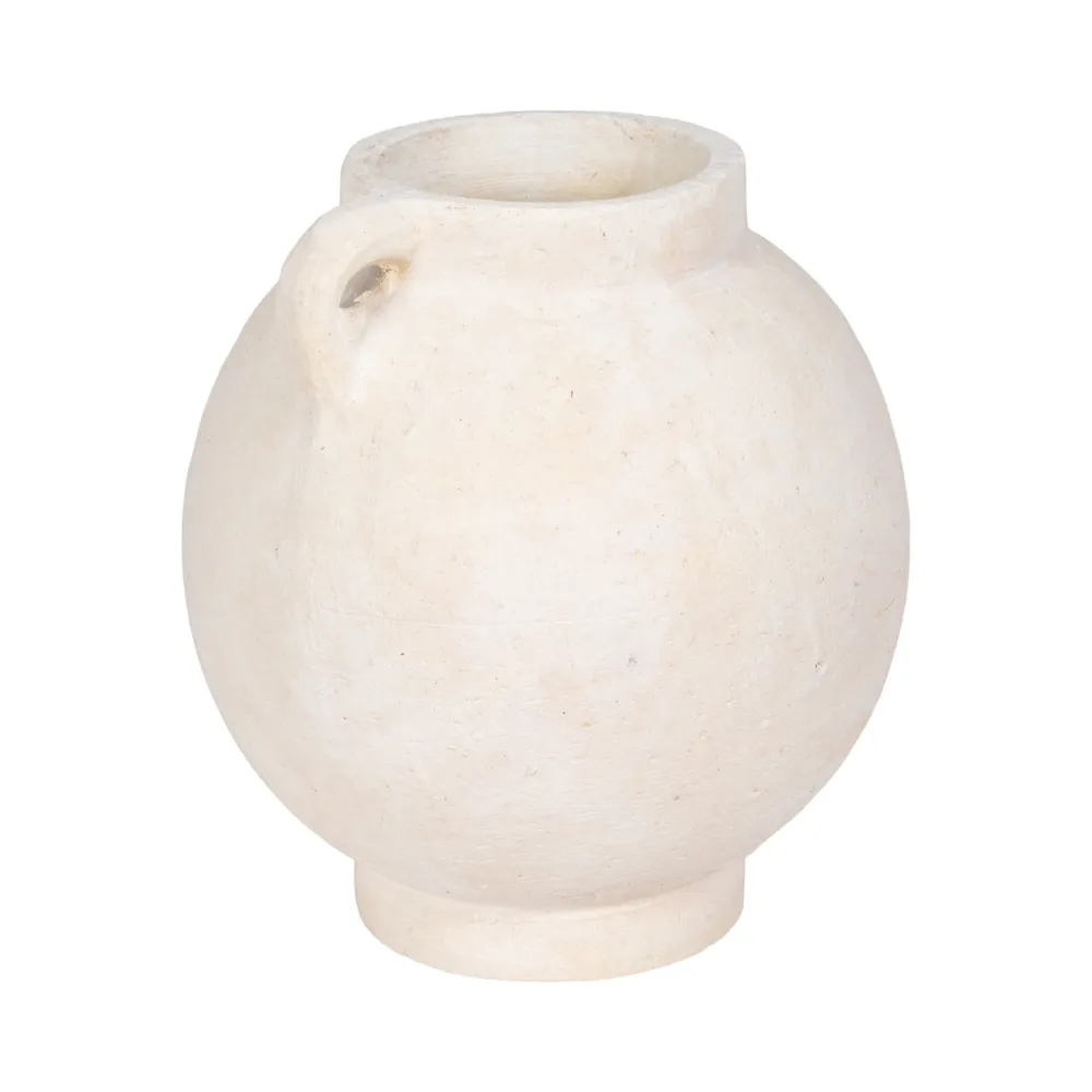 CORBINFORD WHITE VASE 10 (IN)