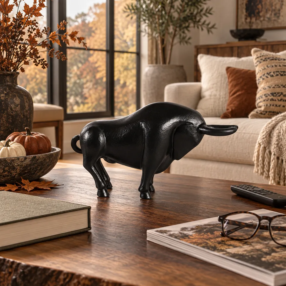 DUFFYSTONE BLACK DECOR 6 (IN)