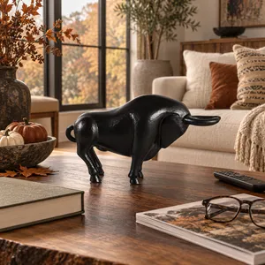 DUFFYSTONE BLACK DECOR 6 (IN) 2