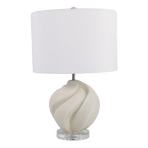 ELLENOAK WHITE LAMP 21 (IN) 4