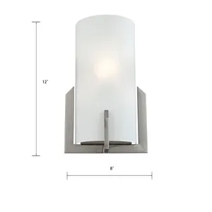 Zenith 12'' High 1-Light Sconce - Brushed Nickel 2
