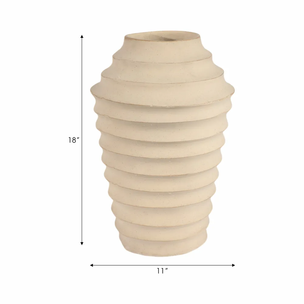 RIDERGATE IVORY VASE 18 (IN)