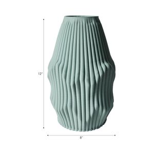 RUBYLEY GREEN VASE 12 (IN) 7