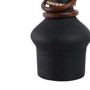FARROWMILL BLACK VASE 18 (IN) 6