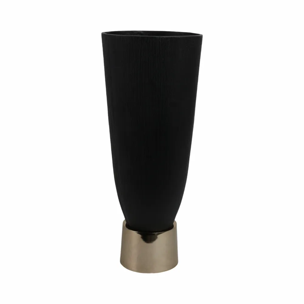 SHAWCREST BLACK VASE 20 (IN)