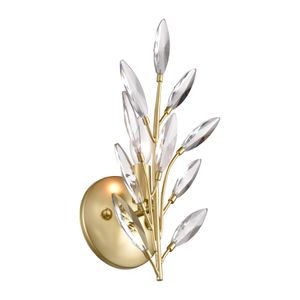 Flora Grace 14'' High 1-Light Sconce - Champagne Gold 5