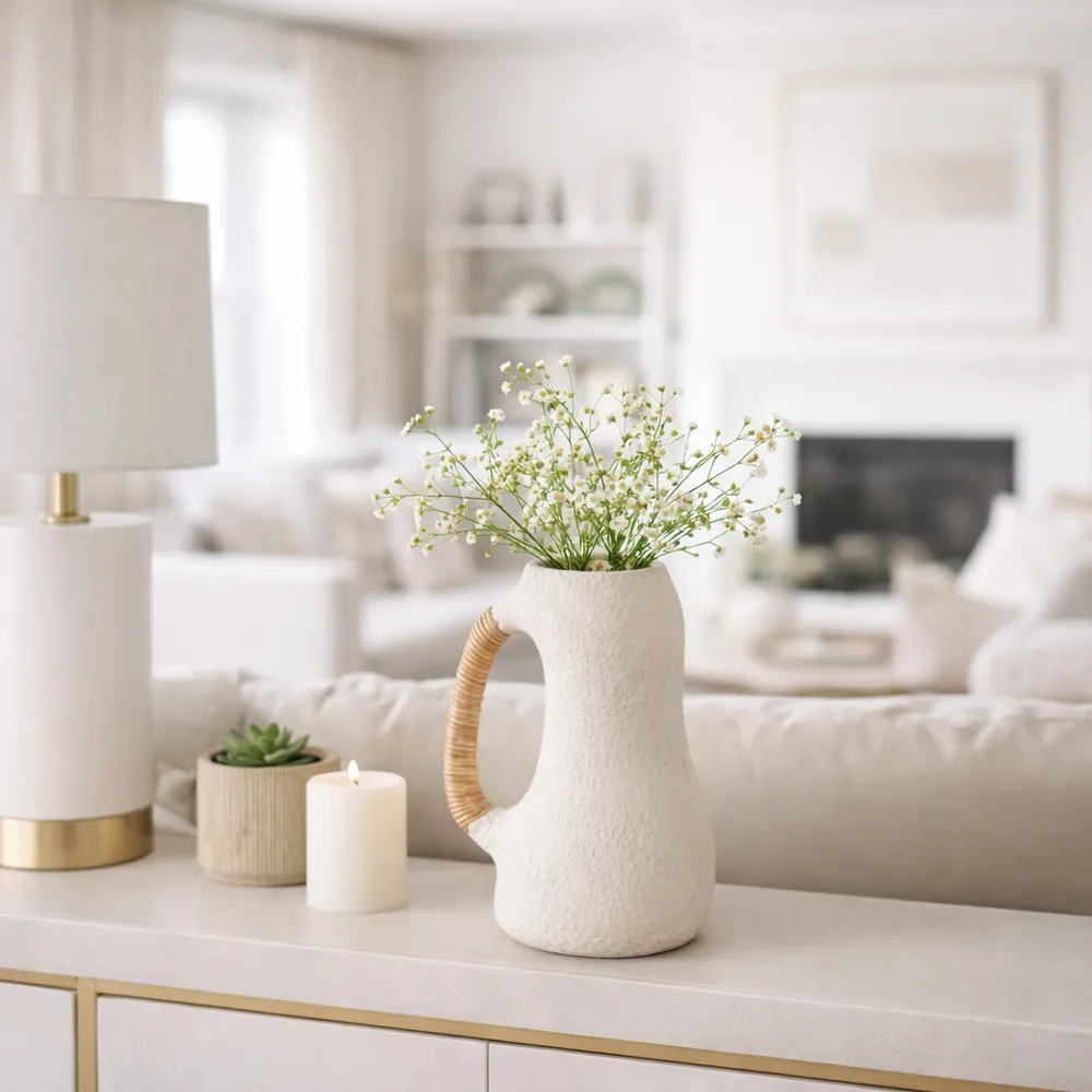 WALTWIND IVORY VASE 13 (IN)