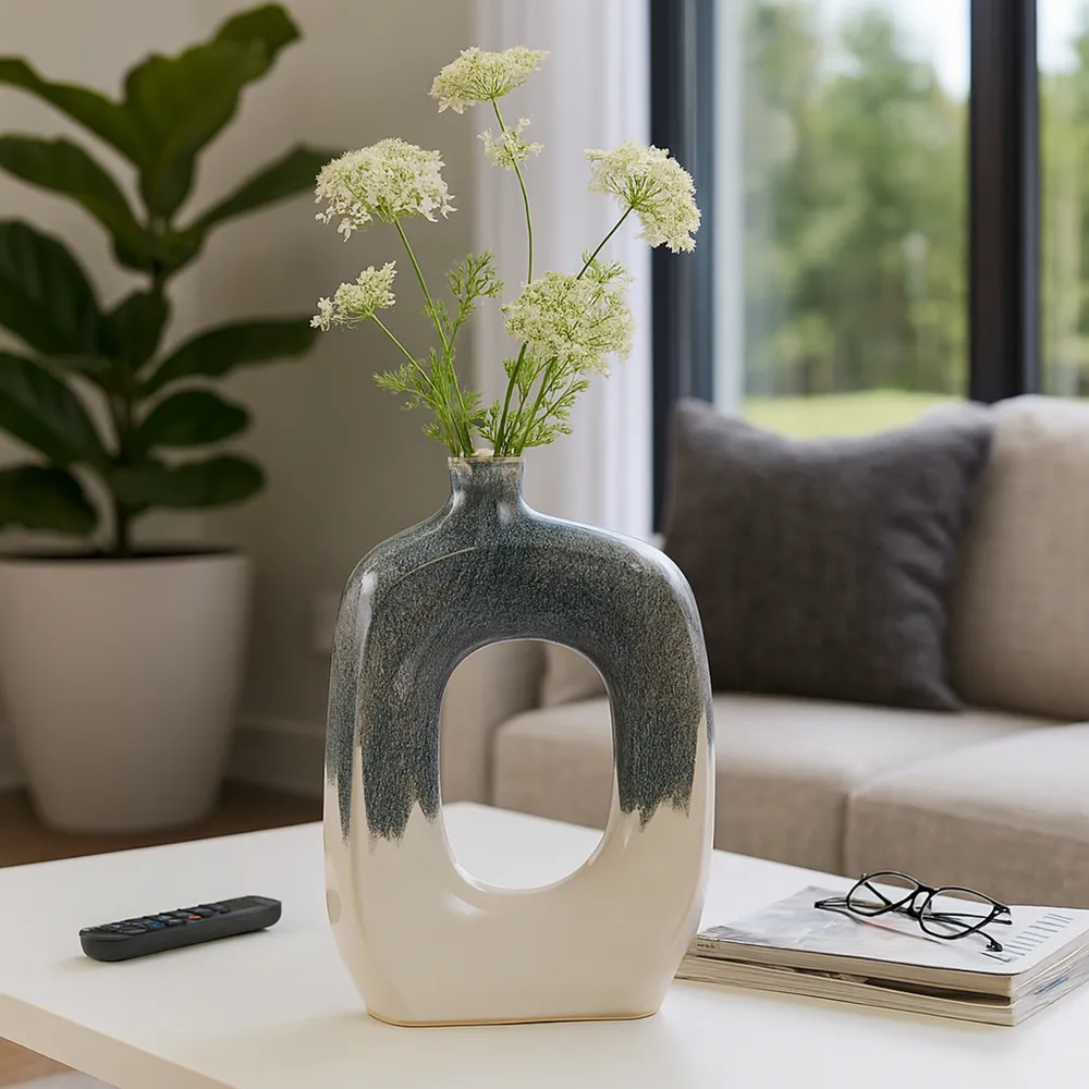 BRICE BLUE VASE 16 (IN)