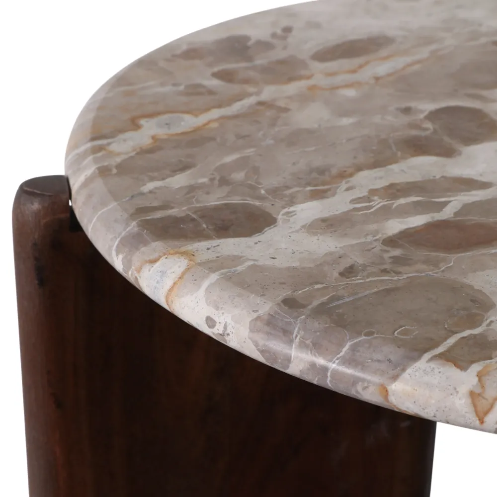 HALSEYCLIFF BROWN TABLE 20 (IN)