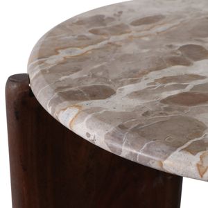 HALSEYCLIFF BROWN TABLE 20 (IN) 7
