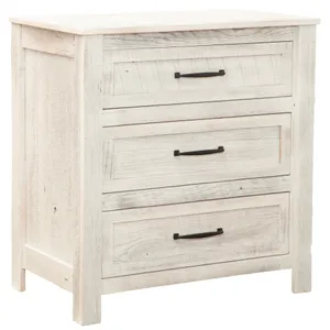 Heritage Oak Three Drawer Chest - Premium 3