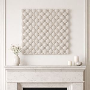 WADEROSE IVORY WALL SCULPTURE 37 (IN) 10