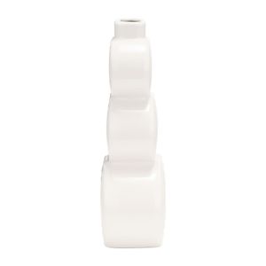 LEONAGATE WHITE VASE 12 (IN) 5