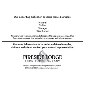 Wood Sample - Cedar Log Collection 3