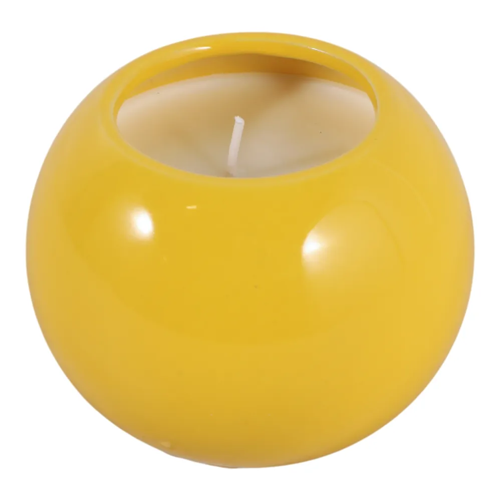 DIXONSTONE COCONUT GOJI SMILEY FACE CANDLE 3 (IN)