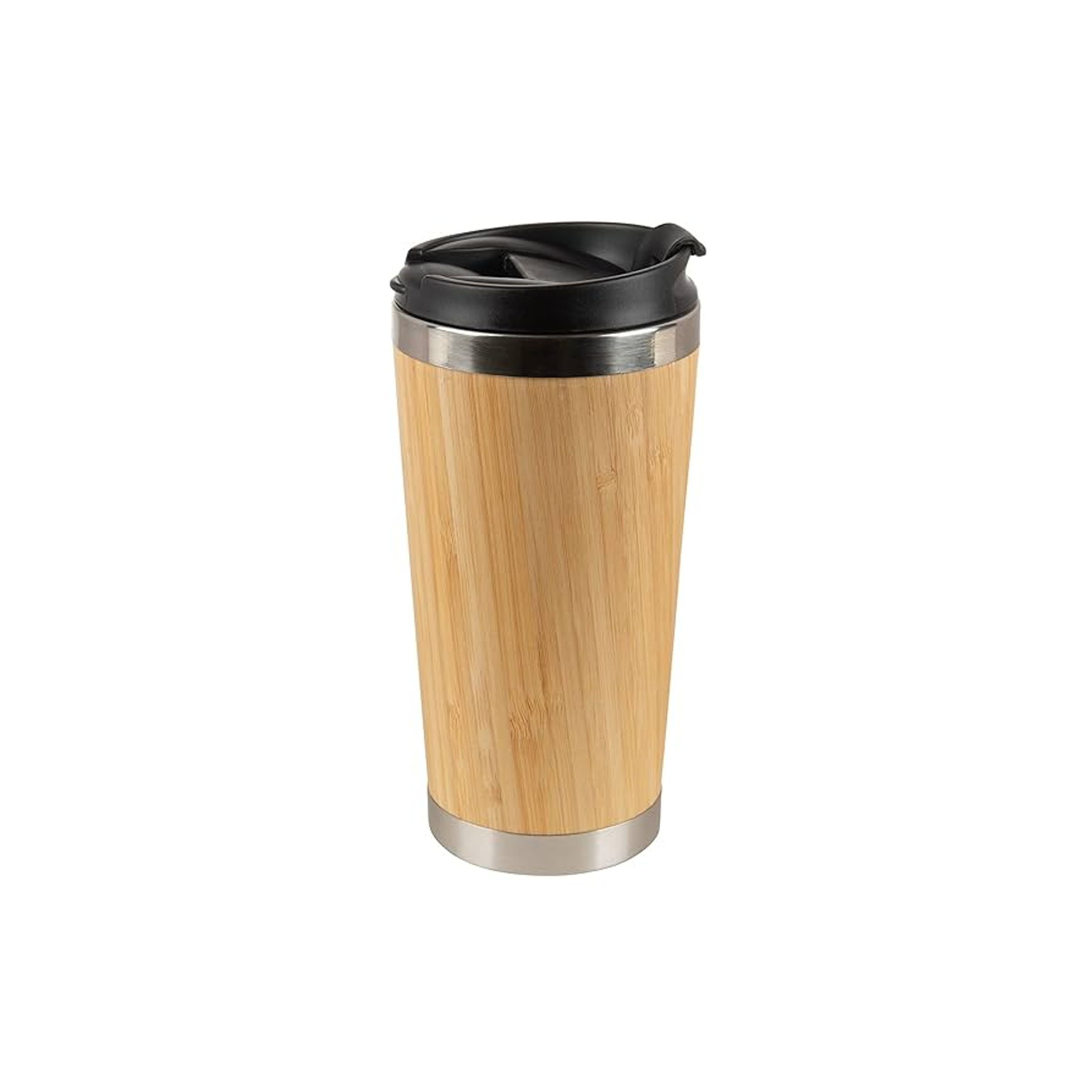 16 OZ BAMBOO STAINLESS STEEL TUMBLER