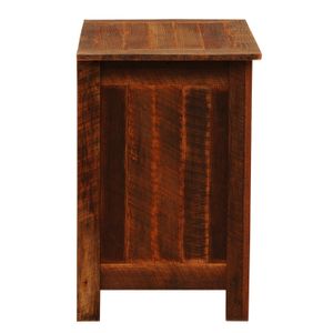 Barnwood XL Three Drawer Nightstand 6
