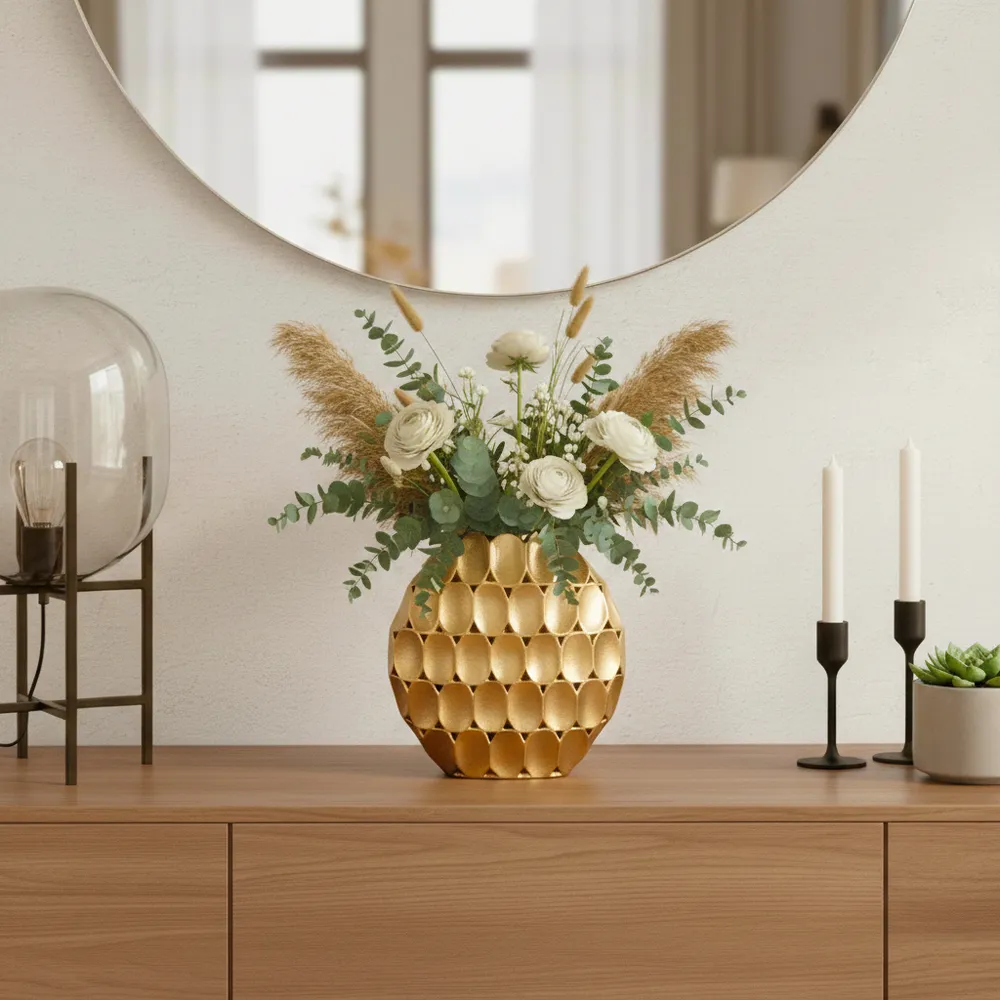 EDWINCREST BRONZE VASE 13 (IN)
