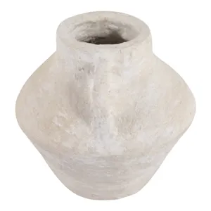FERRIS WHITE VASE 7 (IN) 7