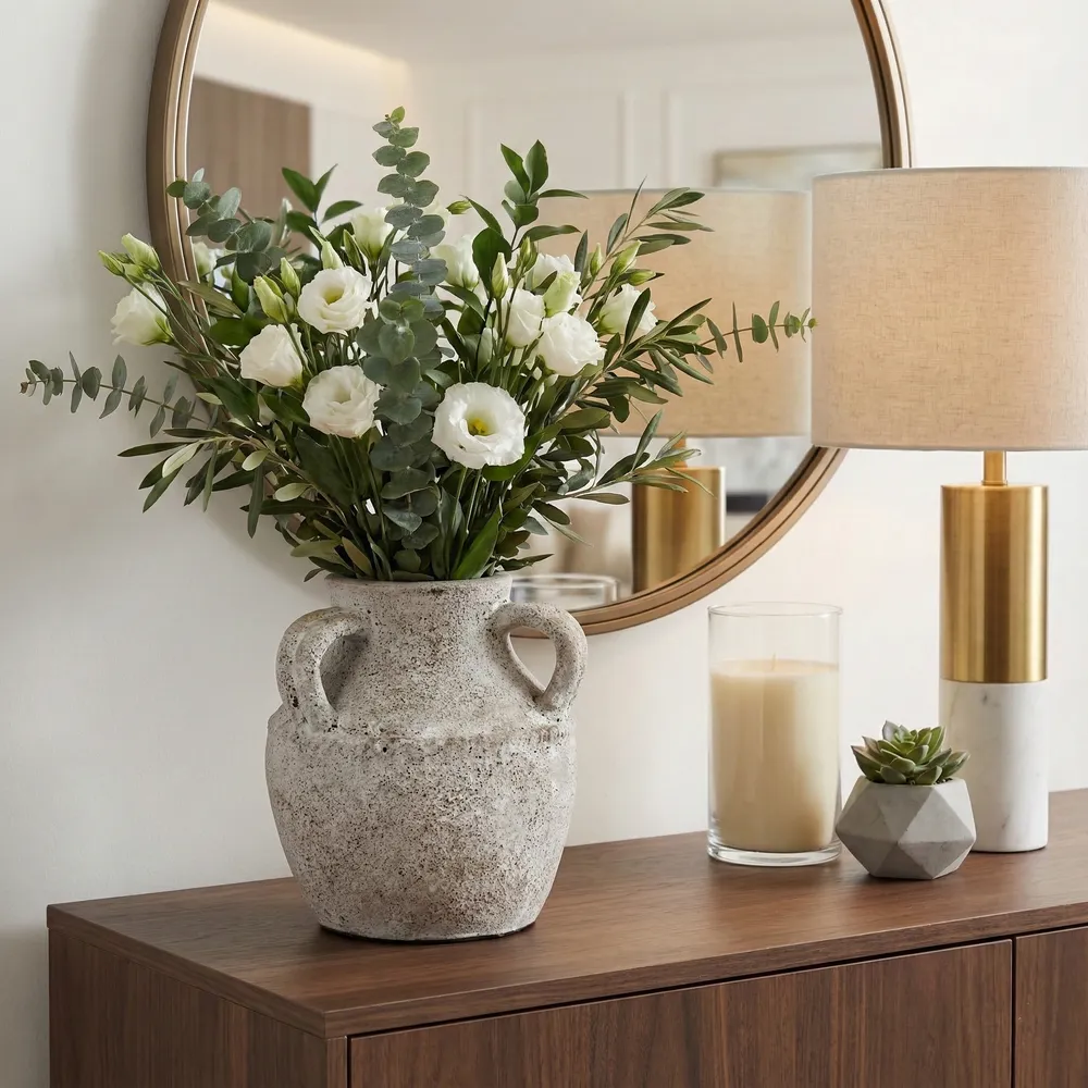 NOELWIND IVORY VASE 10 (IN)