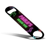 BARTENDER'S BOTTLE OPENER MAGNET - NEON WEED 1